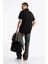Erkek Siyah Regular Fit Polo Yaka T-Shirt 2