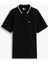 Erkek Siyah Regular Fit Polo Yaka T-Shirt 5