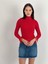 Boğazlı Uzun Kollu Kadın Triko Kazak Women Knitwear 1