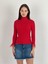Boğazlı Uzun Kollu Kadın Triko Kazak Women Knitwear 3