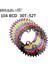 Kırmızı Stil 46T Snaıl Zincir Dişlisi 104BCD Yuvarlak 30T 32T 34T 36T 38 Dişli Dar ve Geniş Ultralight Dişli Levhası Mtb Dağ Bisikleti 104 Bcd Zincir Tekerleği (Yurt Dışından) 3