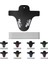 No.5 Tarzı Renkli Ön/arka Lastik Tekerlek Çamurluk Karbon Fiber Mudguard Mtb Dağ Bisikleti Yol Bisikleti Sabit Dişli (Yurt Dışından) 4