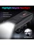 No.7 Tarzı Bisiklet Işığı ve Klaksonlu Far USB Şarjlı Kablosuz Dağ Bisikleti Gece Sürme Aydınlatma Klakson Bisiklet Aksesuarları (Yurt Dışından) 2