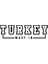 Made In Turkey Oto Sticker, Cam Sticker 15X5 cm Siyah Renk 1