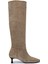 Kadın Deri Bej Süet Topuklu Çizme 1078 022 Bn Czm Sk24-25 Bej Suet 1