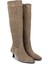 Kadın Deri Bej Süet Topuklu Çizme 1078 022 Bn Czm Sk24-25 Bej Suet 2