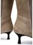Kadın Deri Bej Süet Topuklu Çizme 1078 022 Bn Czm Sk24-25 Bej Suet 5