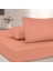 Organik Pamuk Akfil Düz Çarşaf Seti Çift Kişilik 240X260 cm Oranj 2