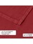 Organik Pamuk Akfil Düz Çarşaf Seti Çift Kişilik 240X260 cm Kırmızı 3