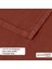 Organik Pamuk Akfil Düz Çarşaf Seti Çift Kişilik 240X260 cm Bordo 3