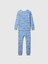 Bebek Mavi Supercozy Pijama Takımı 2