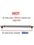 50 Adet Zirve Kroma Beyaz Metal Mobilya Kulbu 160 mm 3
