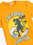 T-Shirt Dinozor Baskılı Kısa Kollu Bisiklet Yaka Pamuklu 3