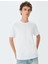 Bisiklet Yaka Kısa Kollu Etiket Detaylı Basic T-Shirt 2