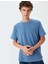 Bisiklet Yaka Kısa Kollu Etiket Detaylı Basic T-Shirt 1