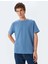 Bisiklet Yaka Kısa Kollu Etiket Detaylı Basic T-Shirt 3