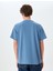 Bisiklet Yaka Kısa Kollu Etiket Detaylı Basic T-Shirt 4