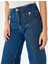 Yüksek Bel Rahat Kalıp Cepli Kısa Denim Pantolon - Culotte Jeans 5