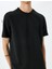 Şerit Detaylı Regular Fit Pamuk Karışımlı Bisiklet Yaka Kısa Kollu T-Shirt 5