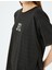 Baskılı Bisiklet Yaka Uzun Rahat Kalıp T-Shirt 5