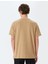 Bisiklet Yaka Kısa Kollu Etiket Detaylı Basic T-Shirt 4