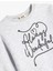 Slogan Baskılı Bisiklet Yaka Uzun Kollu Sweatshirt 3