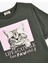 T-Shirt Kedi Baskılı Bisiklet Yaka Kısa Kollu Pamuklu 3