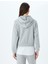 Çift Kumaş Kullanımlı Üç Iplik Kapüşonlu Oversize Sweatshirt 4