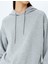 Çift Kumaş Kullanımlı Üç Iplik Kapüşonlu Oversize Sweatshirt 5