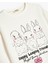 Tavşan Baskılı Uzun Kollu Bisiklet Yaka Sweatshirt 3