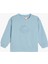 Kaplan Desenli Uzun Kollu Bisiklet Yaka Sweatshirt 1