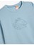 Kaplan Desenli Uzun Kollu Bisiklet Yaka Sweatshirt 3
