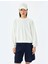 Bisiklet Yaka Uzun Kollu Basic Oversize Sweatshirt 3
