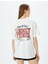 Looney Tunes Baskılı Lisanslı Bisiklet Yaka Kısa Kollu Oversize T-Shirt 4