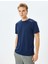 Bisiklet Yaka Baskı Detaylı Kısa Kollu Basic Spor T-Shirt 3