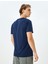 Bisiklet Yaka Baskı Detaylı Kısa Kollu Basic Spor T-Shirt 4