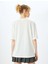 Ayı Baskılı Oversize Bisiklet Yaka Kısa Kollu T-Shirt 4