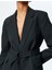 Slim Fit Kruvaze Uzun Kemerli Blazer Ceket 5
