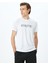 Bisiklet Yaka Slogan Baskılı Kısa Kollu Spor T-Shirt 3