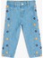 Nakış Detaylı Pamuklu Denim Pantolon 1