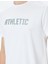 Bisiklet Yaka Slogan Baskılı Kısa Kollu Spor T-Shirt 5