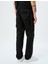 Oversize Pamuklu Dikiş Detaylı Kargo Straight Kot Pantolon 4