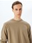 Bisiklet Yaka Pamuklu Interlok Kumaş Basic Sweatshirt 2