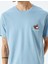 Bisiklet Yaka Kısa Kollu Pamuklu Baskılı T-Shirt 5