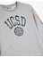 Kolej Baskılı Uzun Kollu Bisiklet Yaka Pamuklu Sweatshirt 3