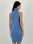 Kolsuz Kısa Şık Kadın Triko Kazak Elbise Women Knitted Dress 3