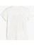 T-Shirt Kısa Kollu Bisiklet Yaka Baskı Detaylı Pamuklu 2