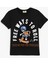 Kısa Kollu Bisiklet Yaka Kaykay Baskılı T-Shirt 1