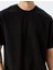 Kısa Kollu Boxy Bisiklet Yaka T-Shirt 5