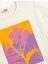 T-Shirt Çiçek Baskılı Kısa Kollu Bisiklet Yaka Pamuklu 3